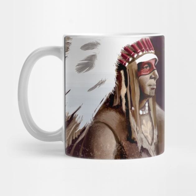Native American Warrior by Nightfrost
